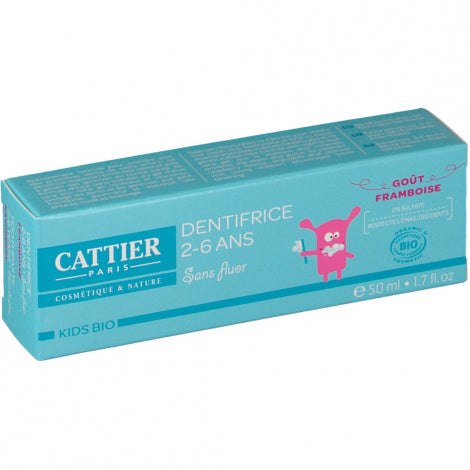 Cattier Tandpasta 2-6 jaar - framboos